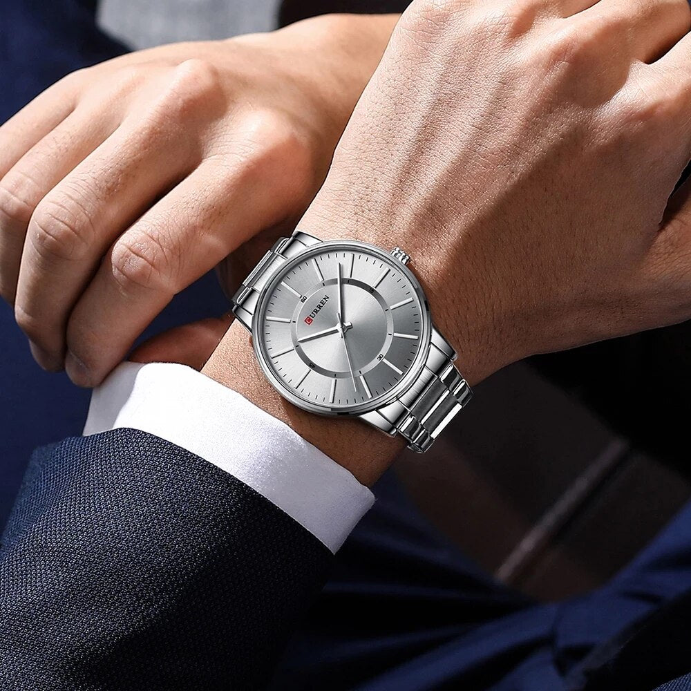 CURREN 8385 Men's Stainless Steel Watch