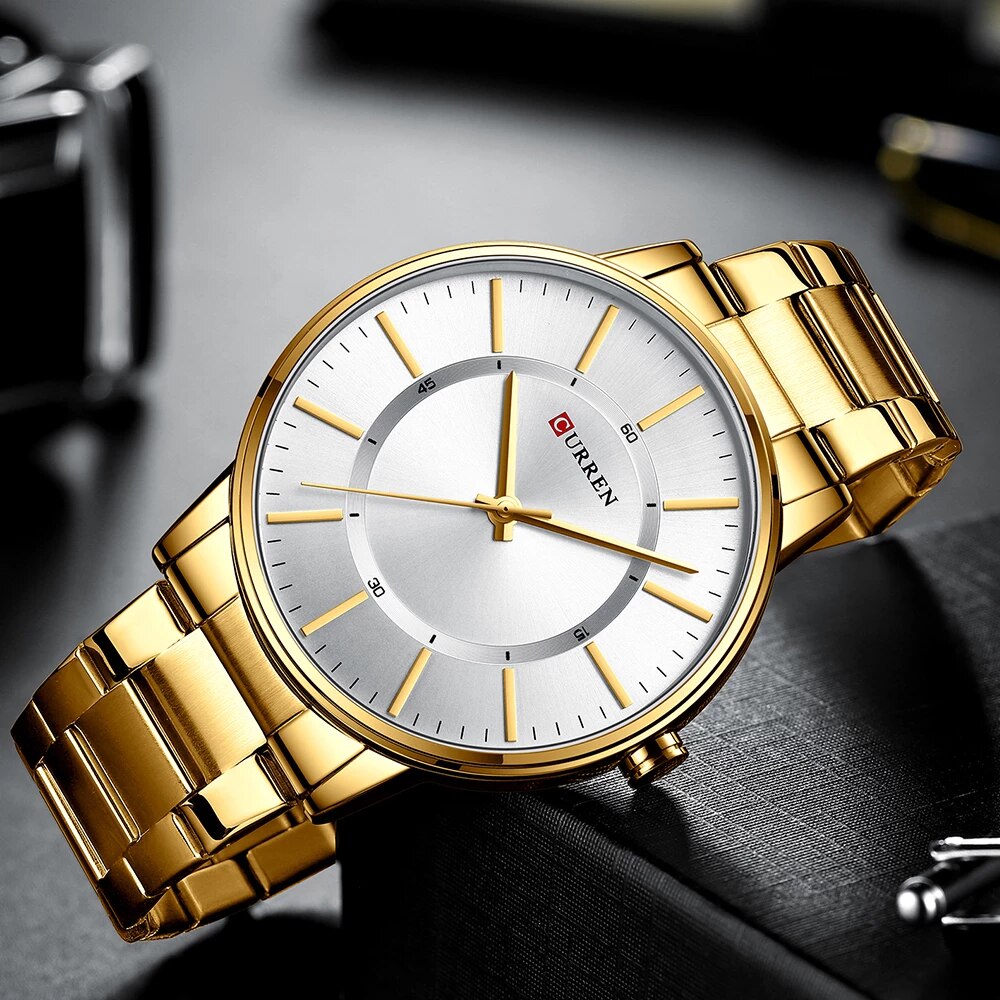 CURREN 8385 Men's Stainless Steel Watch