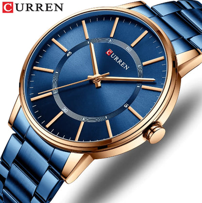 CURREN 8385 Men's Stainless Steel Watch
