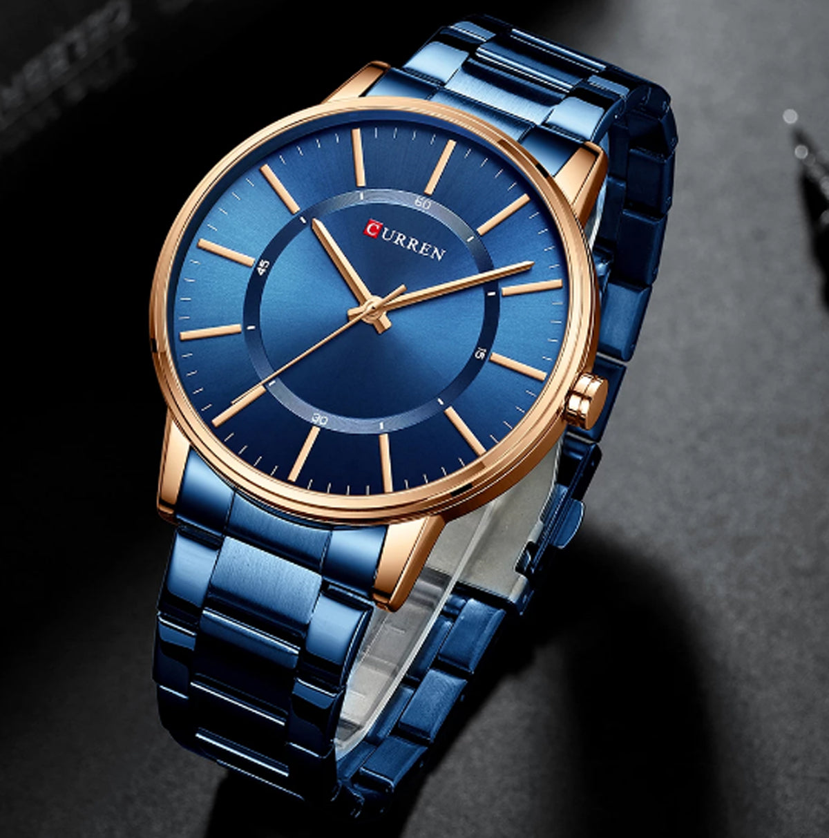 CURREN 8385 Men's Stainless Steel Watch