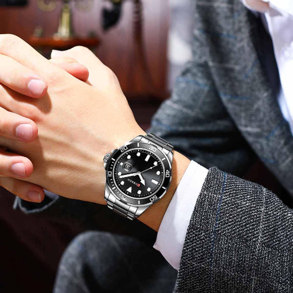 CURREN 8388 Men's Stainless steel Watch
