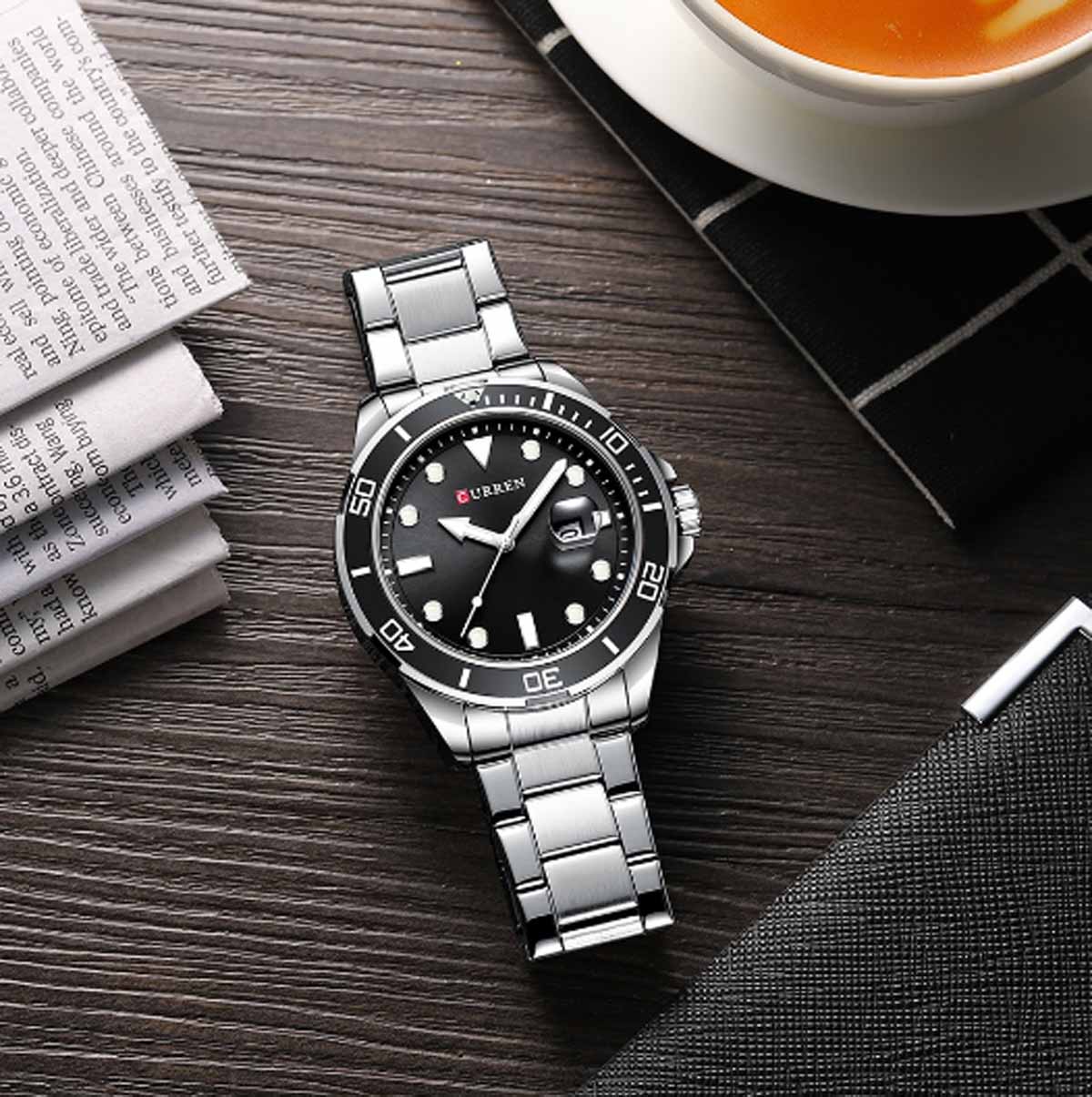 CURREN 8388 Men's Stainless steel Watch