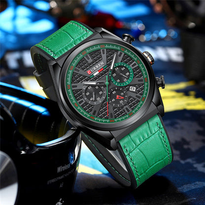 CURREN 8392 Men's Rubber Straps Watch