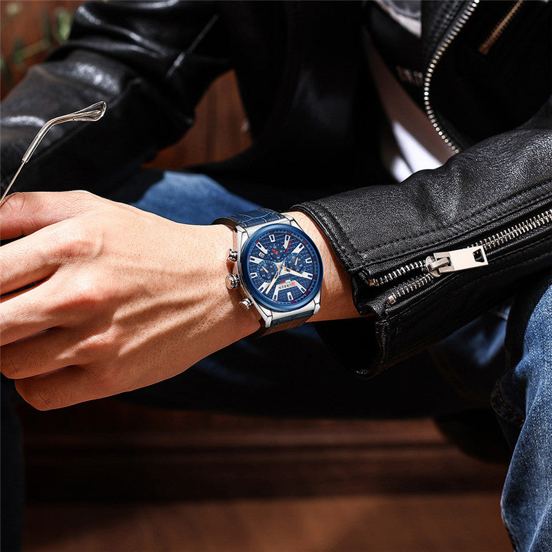 CURREN 8392 Men's Rubber Straps Watch