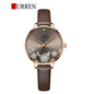 CURREN 9068 Women's Leather Straps Watch