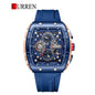 CURREN 8442 Men's Rubber Straps Watch