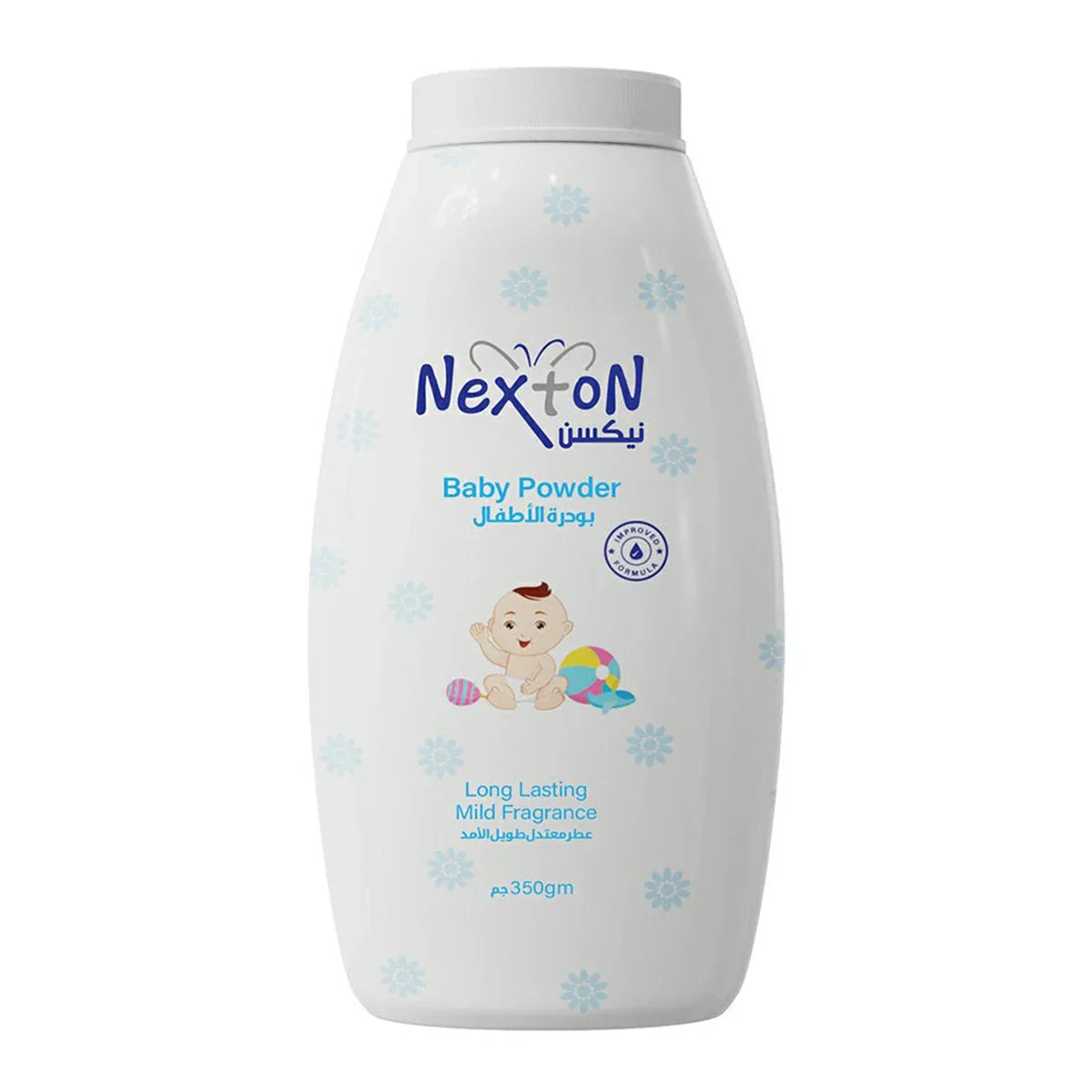 Nexton Baby Powder Mild Fragrance White 350g