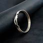 7.5mm Silver Sword Bangle