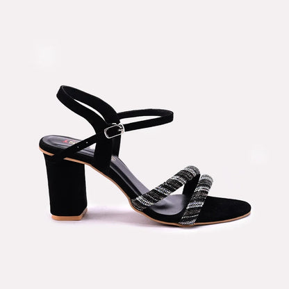 Black Fancy Sandals 0421345