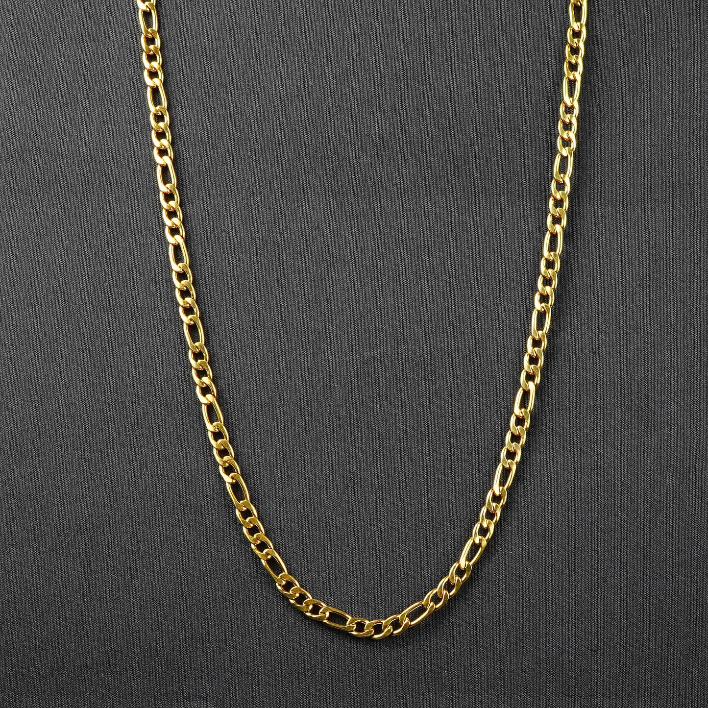 8mm Golden Flex Figaro Chain-316L
