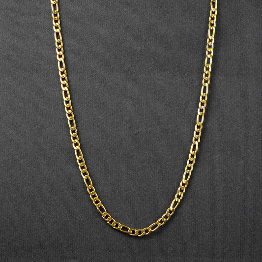 8mm Golden Flex Figaro Chain-316L