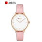 CURREN 9039 Women's Leather Straps Watch