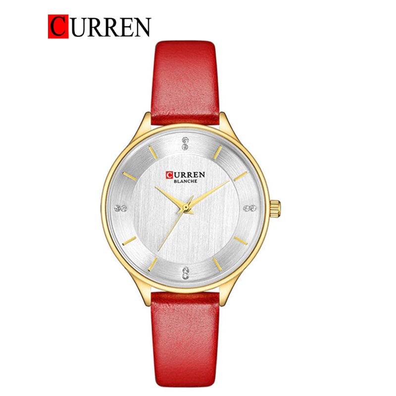 CURREN 9041 Women's Leather Straps Watch