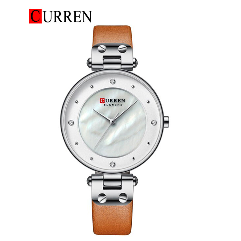 CURREN 9056 Women's Leather Straps Watch