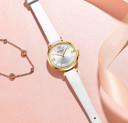 CURREN 9079 Women's Leather Straps Watch
