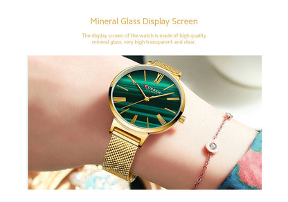 CURREN 9076 Women's Strainless Steel Watch