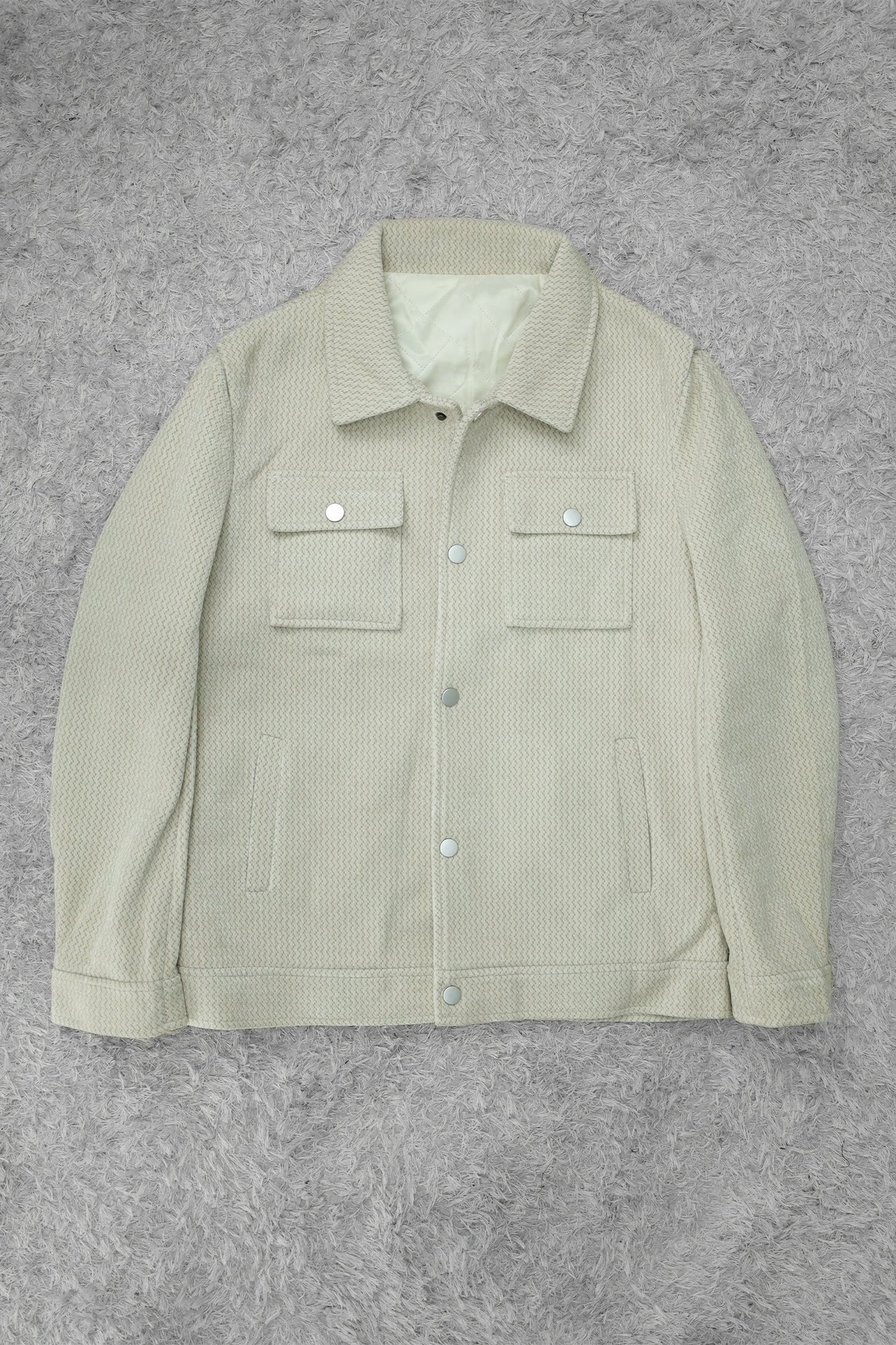 Zig Zag Design Imported Men's Woolen Jacket