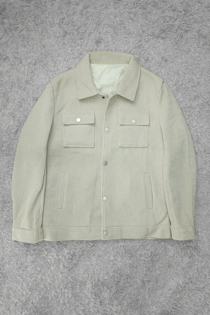 Zig Zag Design Imported Men's Woolen Jacket