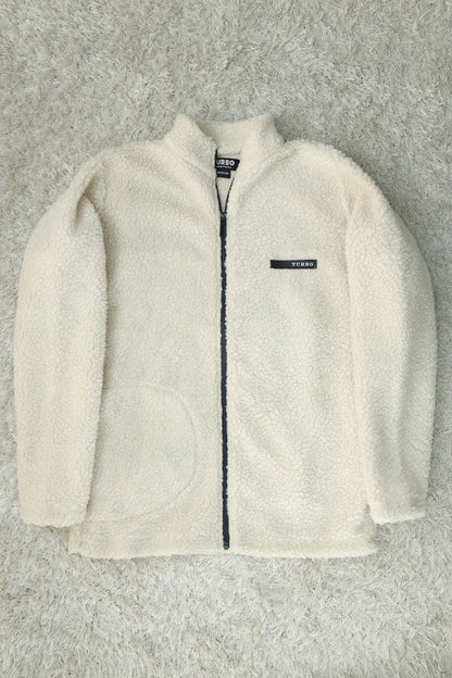 Turbo Zipper Style Sherpa Fleece Light Weight Jacket