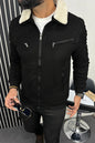 Designed To Blow Your Mind Zipper Men's Suede Jacket
