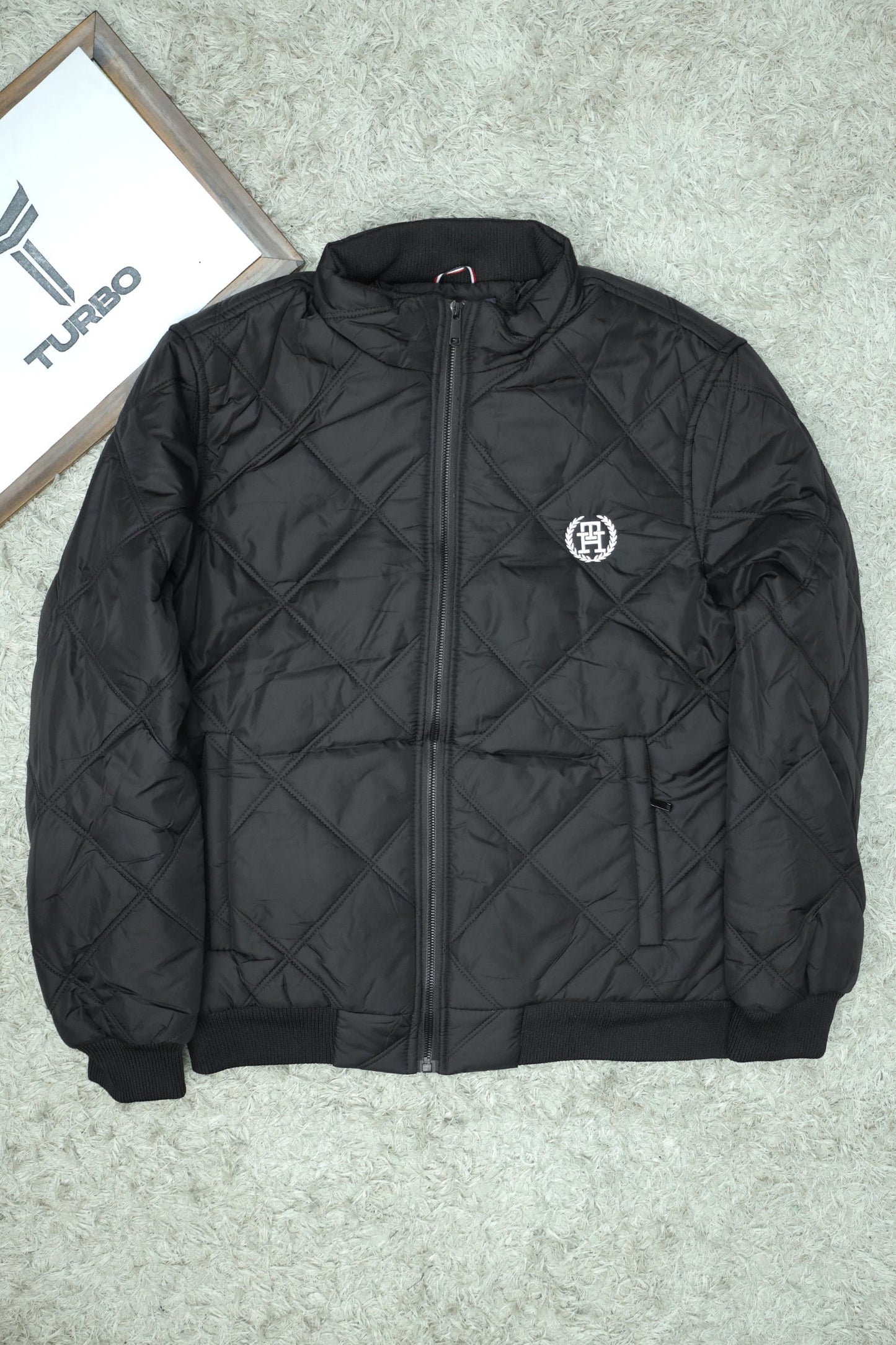Tmy Hlfgr Warm Diamond Stitch Imported Puffer Jacket