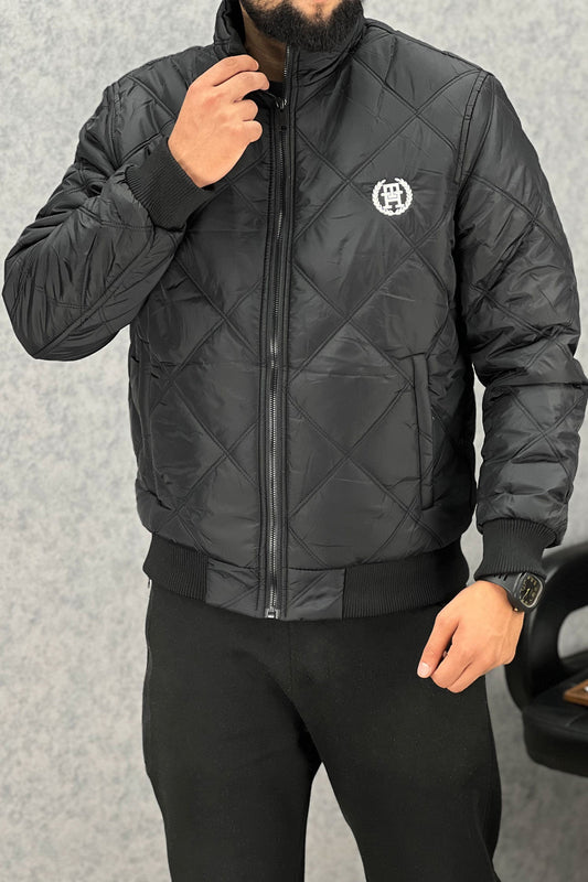 Tmy Hlfgr Warm Diamond Stitch Imported Puffer Jacket
