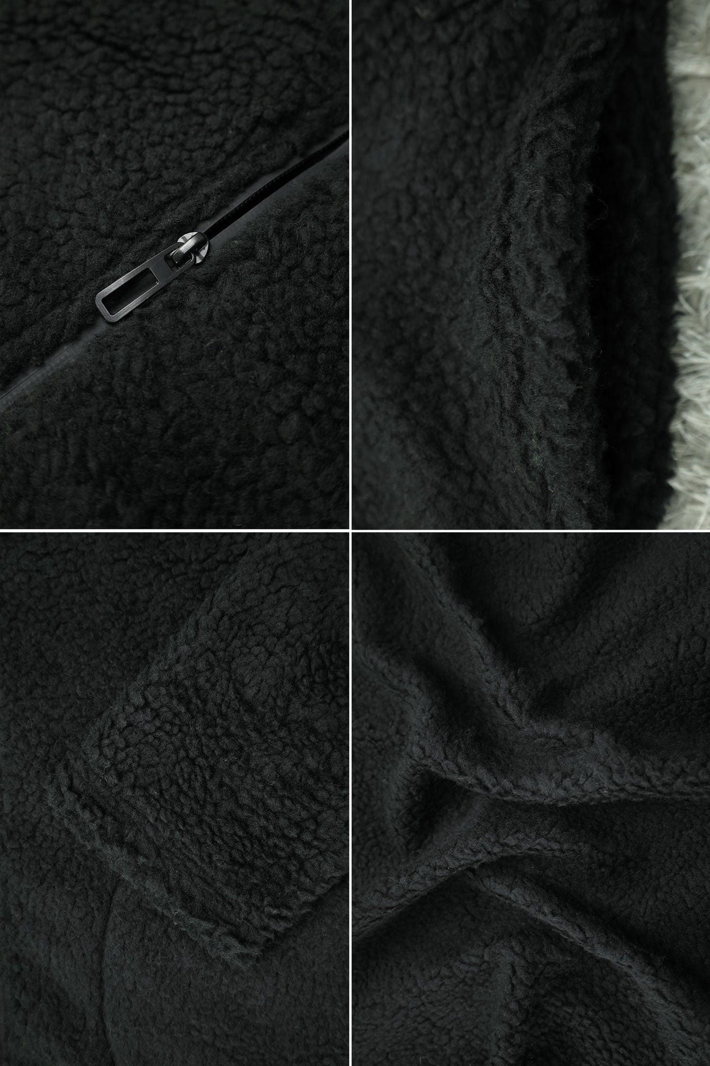 Turbo Zipper Style Sherpa Fleece Light Weight Jacket