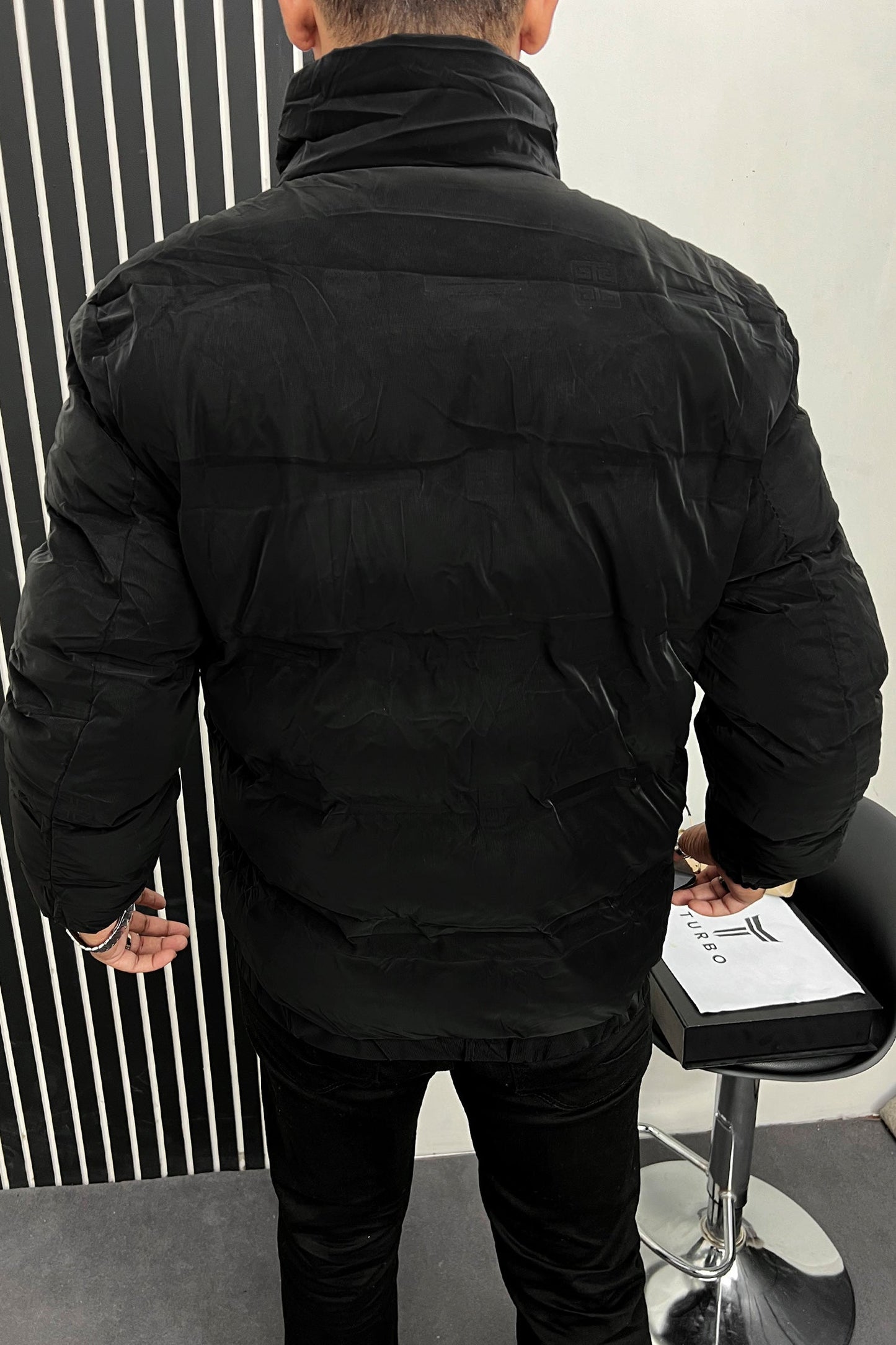 Stay Warm Textile Design Quilted Padded Imported Puffer Jacket
