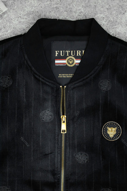 All Over Logo Design Imported Men's Woolen Jacket
