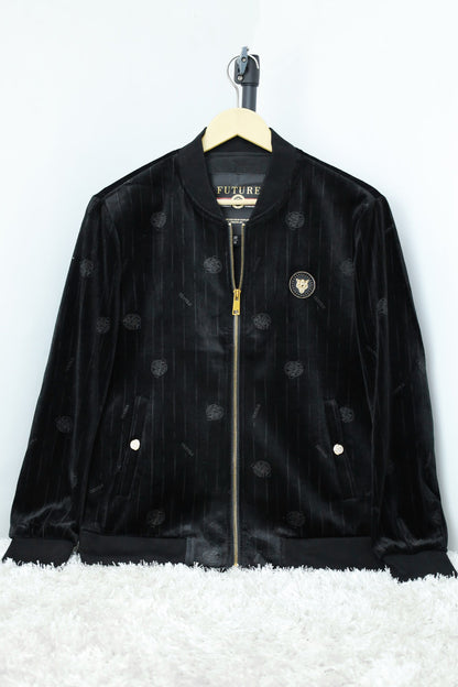 All Over Logo Design Imported Men's Woolen Jacket