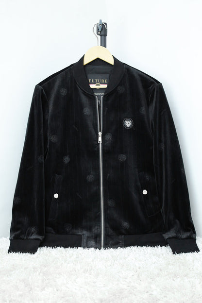 All Over Logo Design Imported Men's Woolen Jacket