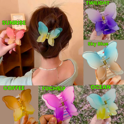 Pastel Breeze Gradient Butterfly Claws