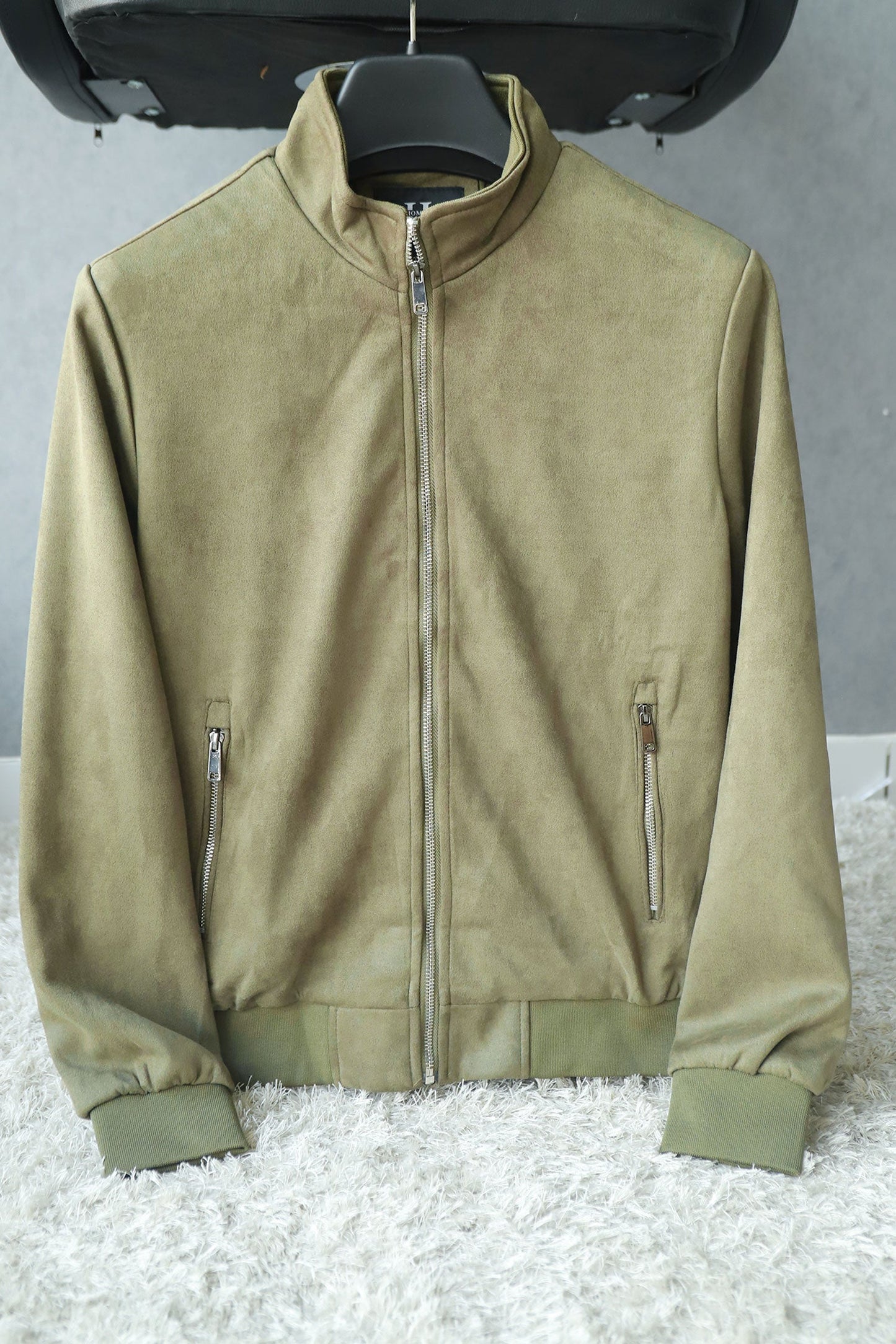 Trend in Town Zipper Men's Suede Jacket