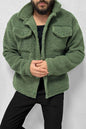 Turbo Pocket Style Sherpa Fleece Light Weight Jacket