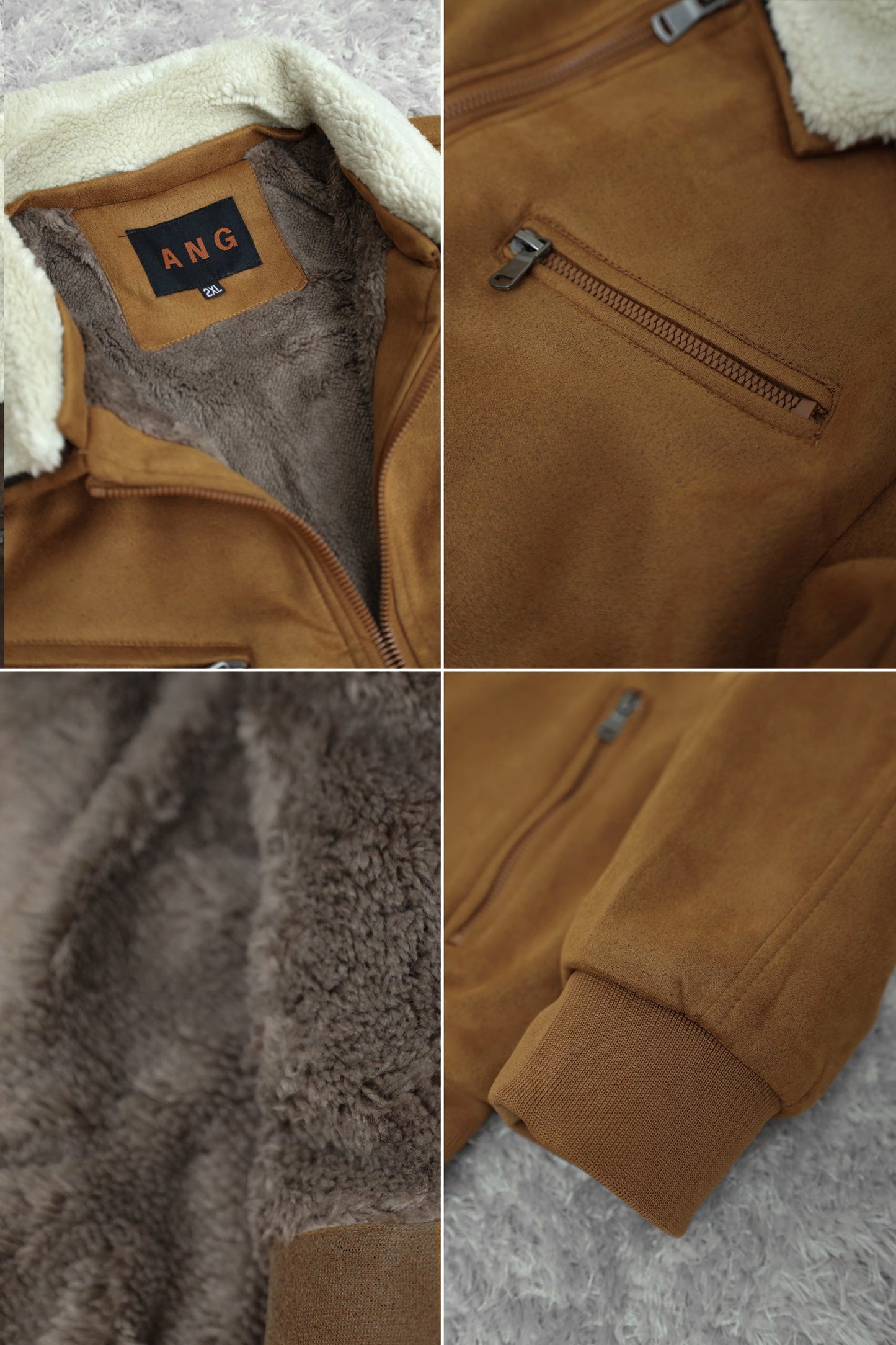 Designed To Blow Your Mind Zipper Men's Suede Jacket