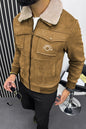 LN 1998 Classic Zipper Men's Suede Jacket