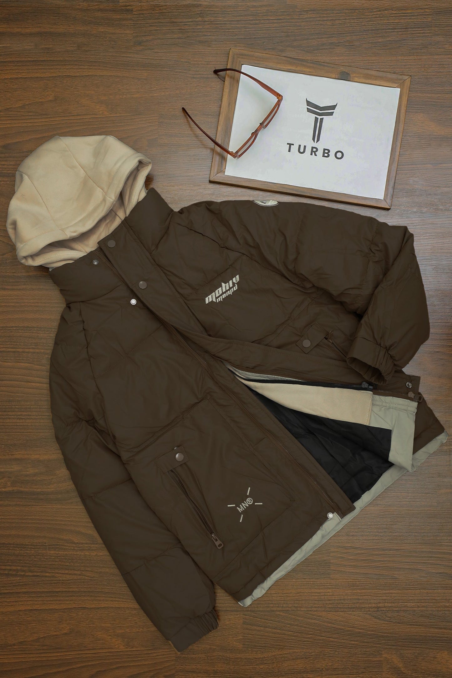 Winter Breeze Hood Style Imported Puffer Jacket