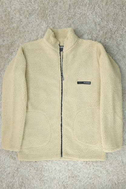 Turbo Zipper Style Sherpa Fleece Light Weight Jacket