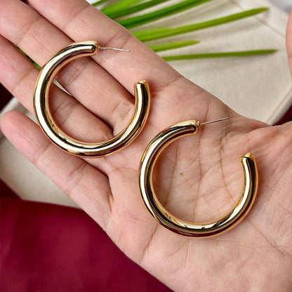 Chunky Hoops Earrings