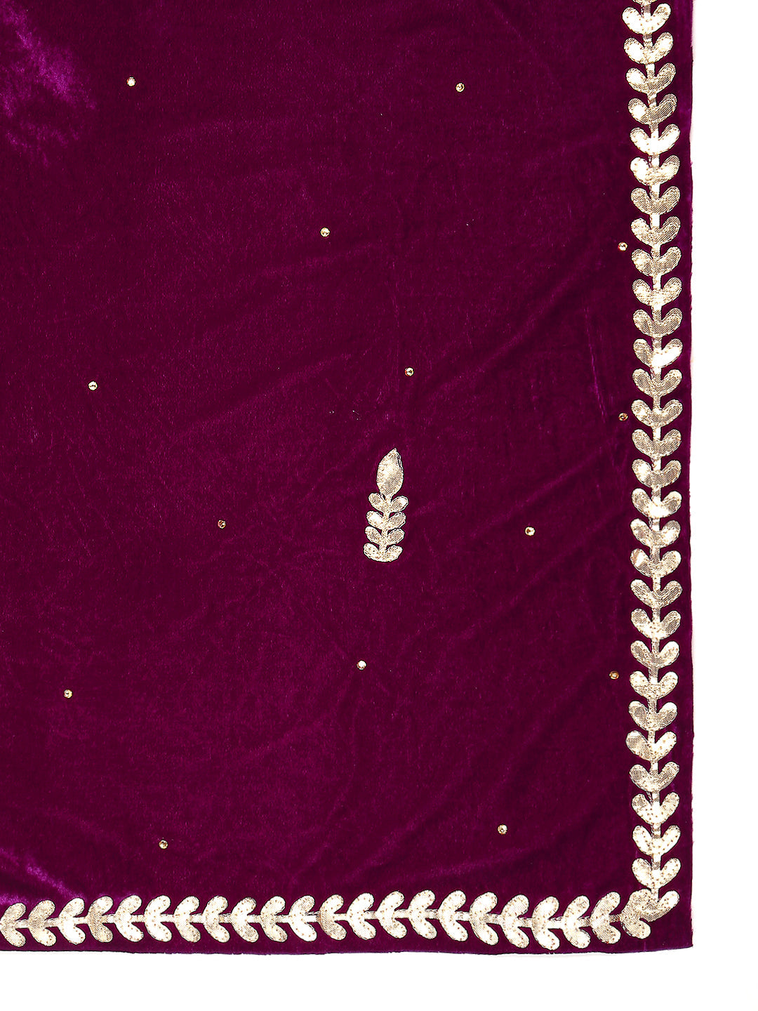 Gotta Patti Work Velvet Dupatta