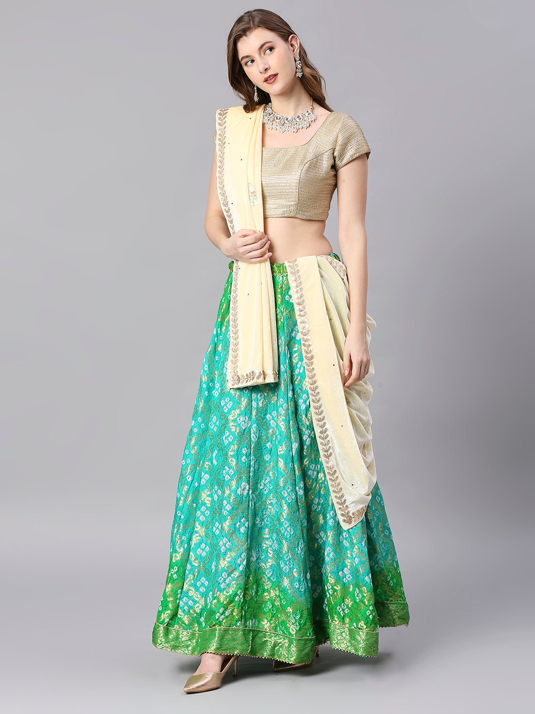 Gotta Patti Work Velvet Dupatta