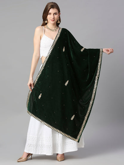 Gotta Patti Work Velvet Dupatta