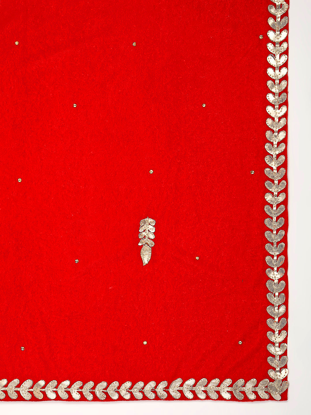 Gotta Patti Work Velvet Red Dupatta