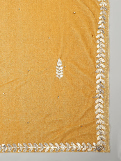 Gotta Patti Work Velvet Dupatta