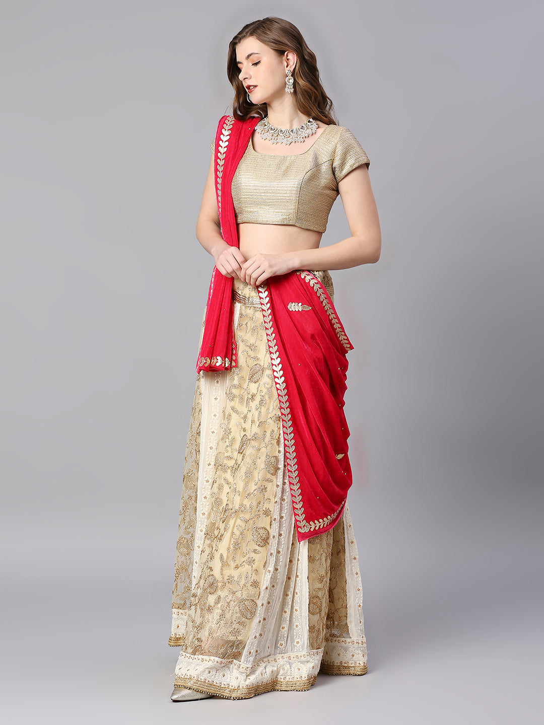 Gotta Patti Work Velvet Dupatta