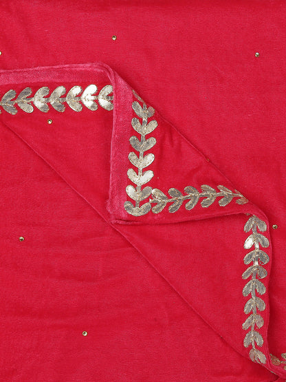 Gotta Patti Work Velvet Dupatta