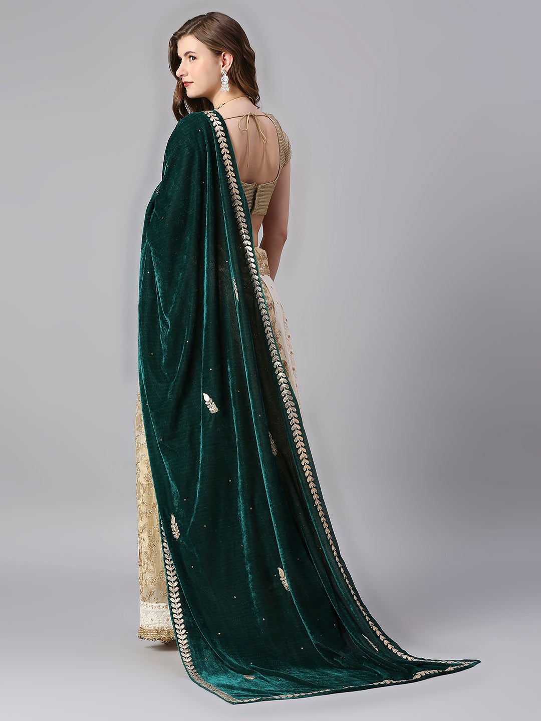 Gotta Patti Work Velvet Dupatta