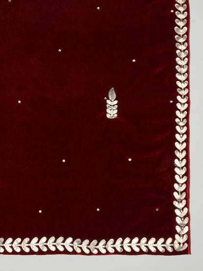 Gotta Patti Work Velvet Dupatta