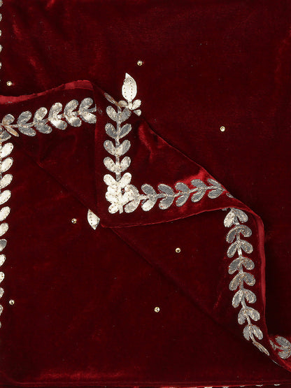 Gotta Patti Work Velvet Dupatta