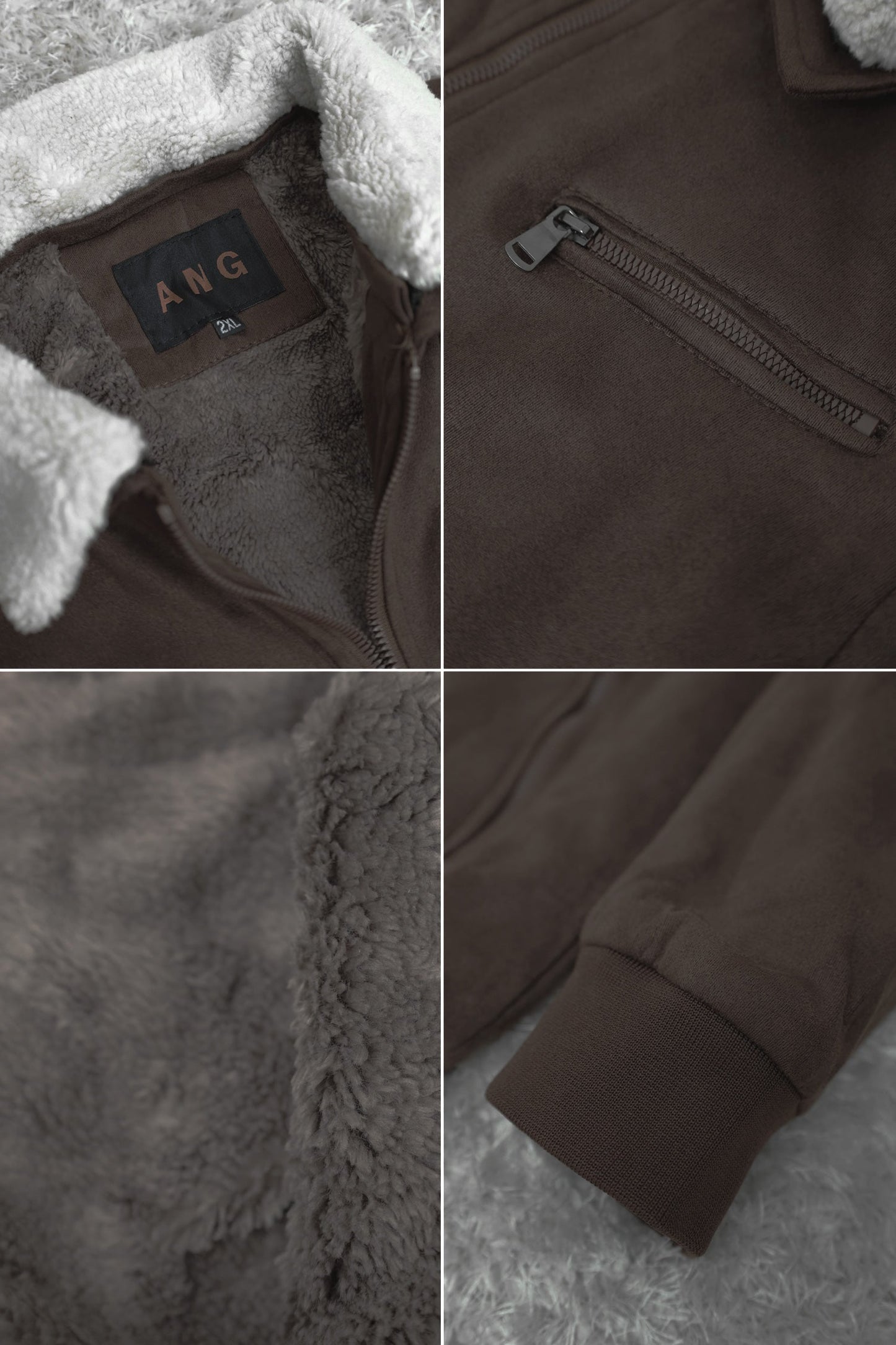 Designed To Blow Your Mind Zipper Men's Suede Jacket